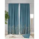 Штора на шторной ленте Helga Лиливал 300x260 см цвет синий