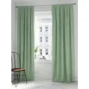 Штора на шторной ленте Helga Ирвирс 300x260 см цвет зеленый