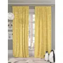 Комплект штор Helga на шторной ленте Динокси 150x260 см цвет желтый