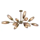 Светильник настенно-потолочный ESCADA 10165-12PLCopper 8 ламп 43 м² цвет желтый