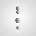 Люстра потолочная IMPERIUMLOFT 189528-22 White beads 4 лампы 5 м² цвет разноцветный