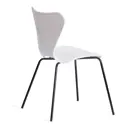 Комплект стульев Tetchair Jacobsen 2 шт 45х80х54.5 см пластик цвет белый, черный
