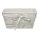 Корзина Handy home 17x14x26 см бумага цвет белый
