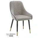 Стул Milavio Фараон 47x88x57 см текстиль цвет темно-бежевый