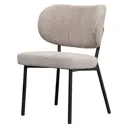 Стул Bergenson bjorn Robbi 55x84.5x64 см текстиль цвет серо-бежевый