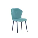 Стул Leset Шейл каркас черный велюр ULTRA MINT ментол
