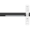 Трековый светильник линейный светодиодный Arte lamp A4672pl-1bk 10 Вт 2 м² цвет черный