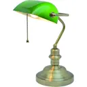 Лампа настольная Arte Lamp Banker A2492LT-1AB цвет зеленый