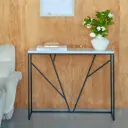 Консоль Greenween 100x83x35 см Металл цвет серый, черный