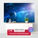 Фотообои флизелиновые Первое ателье 200x130 см Планета движется по дуге pw95006-2