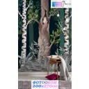 Фотообои флизелиновые Luxury walls 200x270 см Лес Сова АМ28402