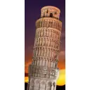 Наклейка для дверей и мебели Wallfix "Пизанская башня" 95x220 см, W202