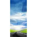 Наклейка для дверей и мебели Wallfix "Поворот направо" 95x220 см, W018