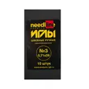 Иглы швейные ручные никелированные №3 10шт