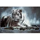 Фотообои флизелиновые DeliceDecor И 382 Серый тигр 300x200см