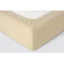 Простыня Ecotex 180x200 см трикотаж цвет бежевый