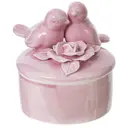 Шкатулка 9x9 см цвет розовый