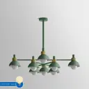 Люстра на штанге ImperiumLoft  193150-26 Fanta 8 ламп 21.30 м² цвет зеленый