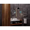 Полотенцесушитель водяной s-образный Guardo Novanta 50x111 см 1/2" нержавеющая сталь цвет хром