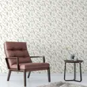 Обои флизелиновые Decoracion Листья и веточки 1 м белые 7103502-vinil-280x100x4