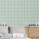 Обои флизелиновые Decoracion Клетка Брайтон 1 м светло-бежевые 7070203-vinil-280x100x4