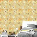 Обои флизелиновые Decoracion Летние гербарии 4x2.8 м светло-серые/сиреневые 7183402