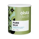 Краска для стен Olsta Decor Pure Silk эффект шёлка полуглянцевая цвет старинное серебро 2 кг