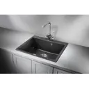 Мойка для кухни врезная Granula GR-6001 52x60 см глубина чаши 20 см кварц цвет черный