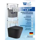 Комплект инсталляция с унитазом Weltwasser AS506ST31 цвет черный