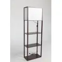 Торшер Playwoods Lampshelfwng4 с полками со столиком цвет коричневый