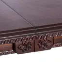 Кухонный стол прямоугольный Tetchair Coppola 140x140 см бук цвет тёмно-коричневый