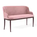 Диван прямой Sheffilton Sht-St41/S135 121x83x57 см велюр цвет пыльная роза/орех европейский