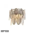 Настенный светильник Ilamp Gramercy W2548-2-nic цвет прозрачный/никель