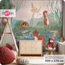 Фотообои флизелиновые Barton Wall Сказочные Животные 500x270 см K30905-P