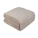 Плед La notta Кубики MV91681/SDLN 220x200 см плюш цвет песочный