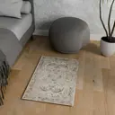 Ковер полиэстер Arnika 50x80 см цвет кремовый
