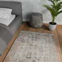 Ковер полиэстер VNDM007 100x150 см цвет бежевый