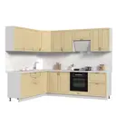 Кухонный гарнитур Стендмебель МоденаКГ200-260БДВ 260x217x60 см ЛДСП цвет дуб ваниль