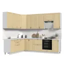 Кухонный гарнитур Стендмебель МоденаКГ200-280в-БДВ 280x237x60 см ЛДСП цвет дуб ваниль