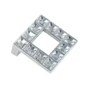 Ручка-кнопка с кристаллами 32 мм хром Kerron ACR17