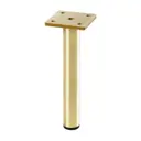 Ножка мебельная RONDA Simple h-180 мм брашированное золото