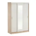 Шкаф-купе Клик мебель 210x140x56.5 см 6 полок ЛДСП цвет ясень