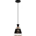 Светильник подвесной Reluce 02520-0.9-01 bk 1 лампа 2 м² цвет черный