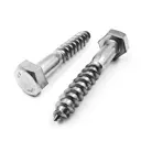 Болт сантехнический Krepfield 10x100 мм DIN 571 А2 20 шт.