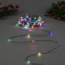 Гирлянда светодиодная роса Uniel ULD-S10000-1000/DGA электрическая 100 м разноцветный свет 8 режимов 1000 ламп цвет зеленый