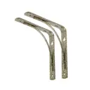 Кронштейн усиленный Трибатрон 150x150 бронзовый антик комплект 2 шт