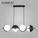 Подвесной светильник Eurosvet 70149/4 a064820 230В 25Вт 5м2 черный/латунь