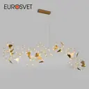 Светильник подвесной светодиодный Eurosvet 90368/14 14 м² нейтральный белый свет цвет оранжевый/медный