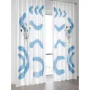 Тюль Comfy Way Алоуна - 14 CW580014-240 150x240 см на шторной ленте цвет синий 2 шт