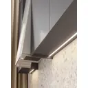 Кухонный гарнитур Bts Денвер 200x84.6x60 см ЛДСП цвет серый /серебристый